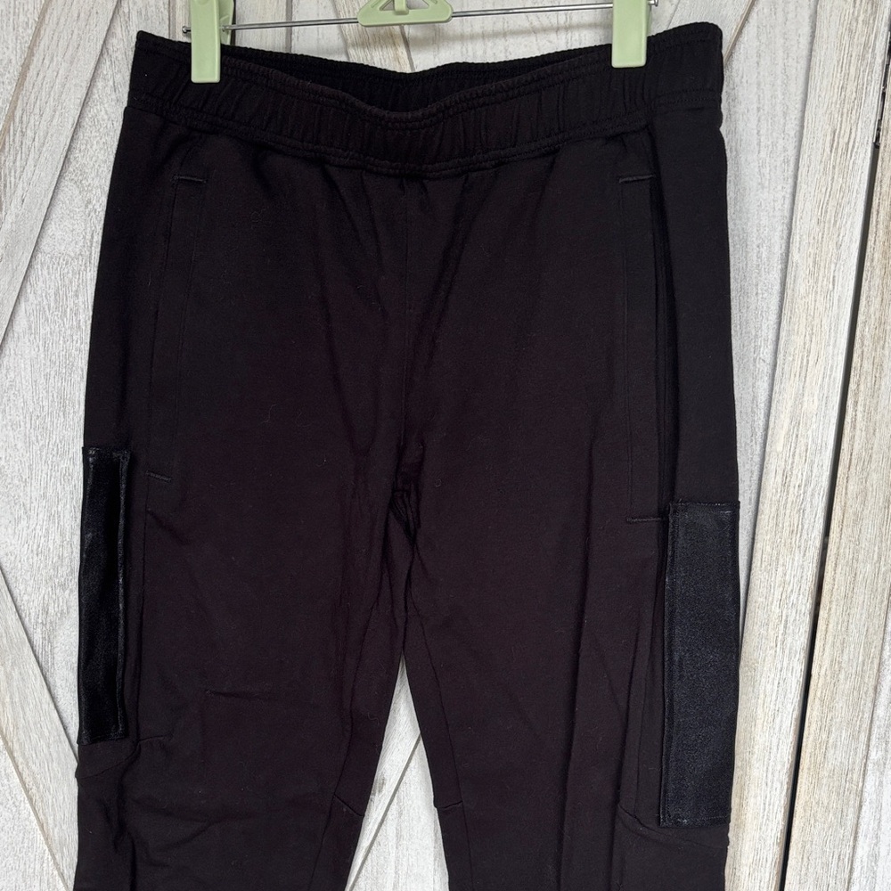 Bloch Black Joggers with Side Detail and Ankle zippers